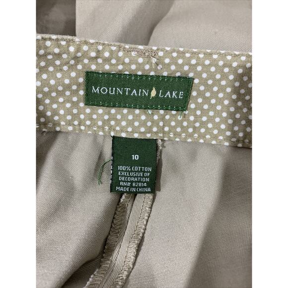 Mountain Lake Wide Leg Cropped Pants Womens Size 10 Khakis - Picture 5 of 6